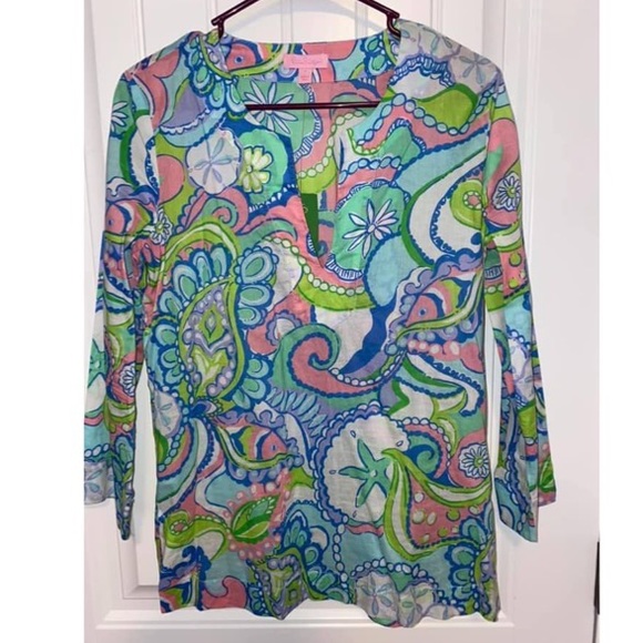 Lilly Pulitzer Amelia Island Tunic Size Small - Picture 1 of 1